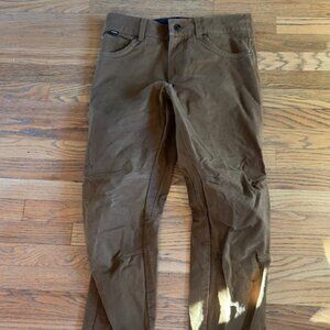 KUHL Rydr Teak Brown Pants 32W 32L EUC!